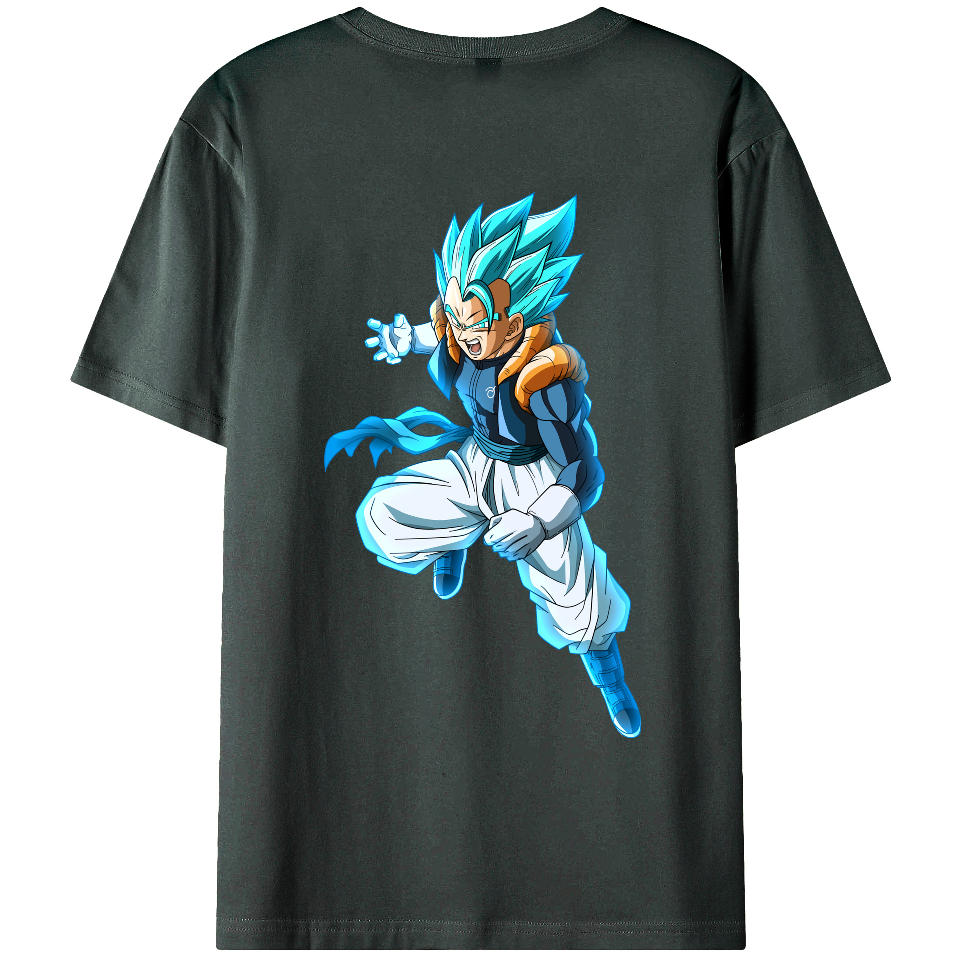 （画像用） ドラゴンボール ベジータ四世（Bejīta Yonsei）DRAGON BALL Vegeta IV 綿100％ メンズ半袖Tシャツ（バックプリント） 通気性